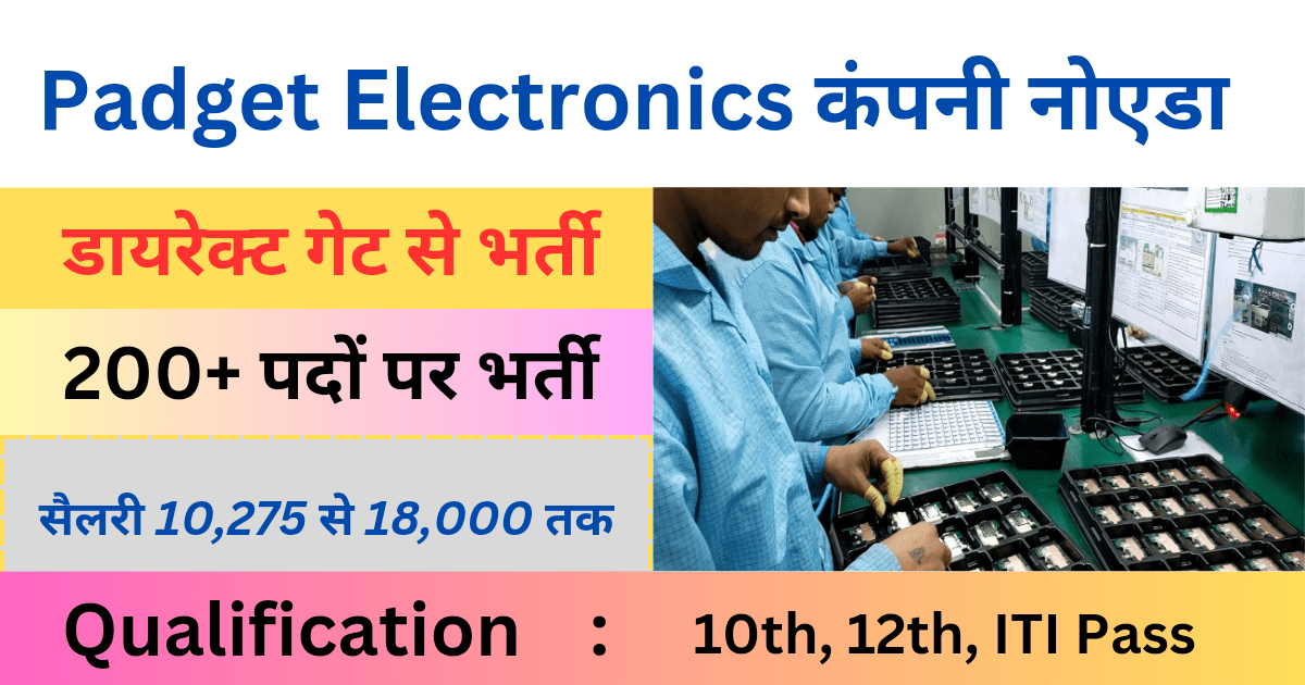 Fresher Jobs In Noida Sector 63 : Padget electronics job vacancy 2024 4 Fresher Jobs In Noida Sector 63 : Padget electronics job vacancy 2024